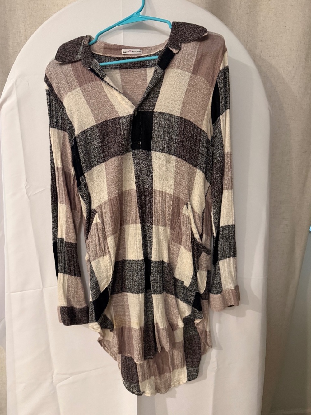 Plaid tunic/dress